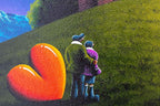 Looking at Forever With You - Original - SOLD by artist David Renshaw - Wyecliffe Galleries