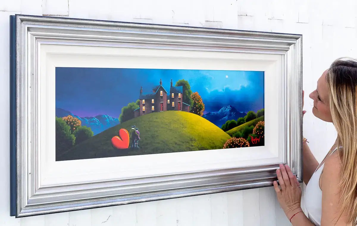 Looking at Forever With You - Original - SOLD by artist David Renshaw - Wyecliffe Galleries