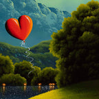 Lost in Your Love - Original - SOLD by artist David Renshaw - Wyecliffe Galleries