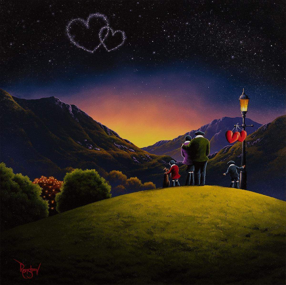 Love Alight - Original - SOLD by artist David Renshaw - Wyecliffe Galleries