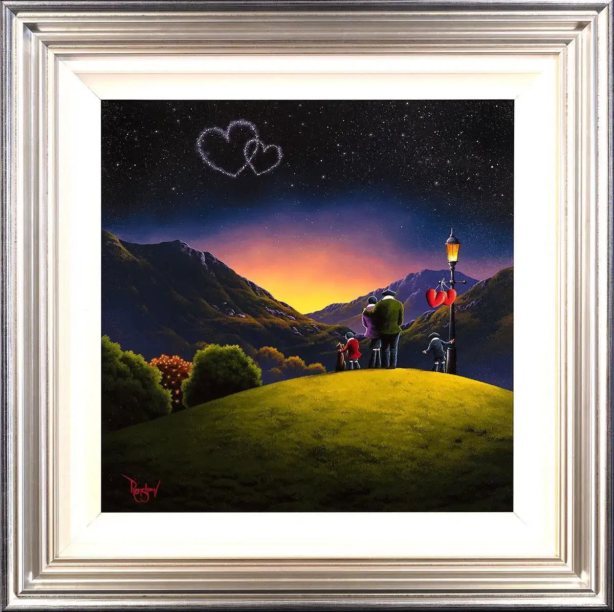 Love Alight - Original - SOLD by artist David Renshaw - Wyecliffe Galleries