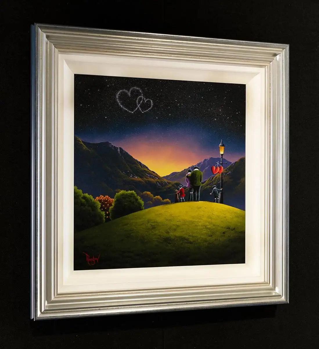 Love Alight - Original - SOLD by artist David Renshaw - Wyecliffe Galleries