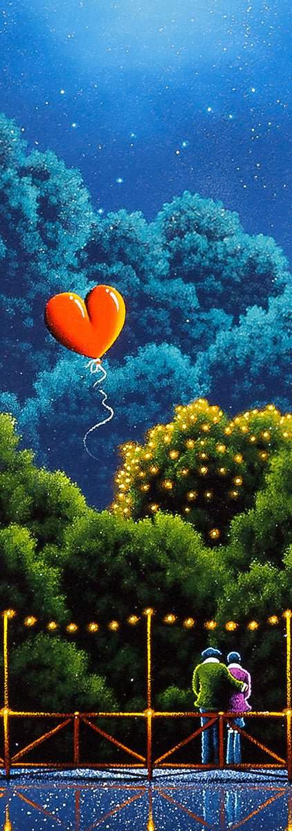 Love Amongst The Stars - Original SOLD by artist David Renshaw - Wyecliffe Galleries
