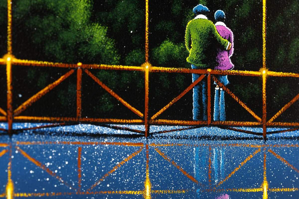 Love Amongst The Stars - Original SOLD by artist David Renshaw - Wyecliffe Galleries