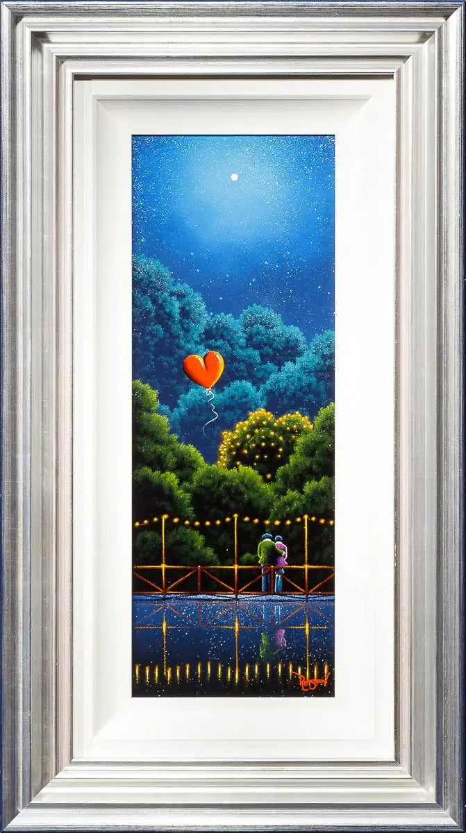 Love Amongst The Stars - Original SOLD by artist David Renshaw - Wyecliffe Galleries