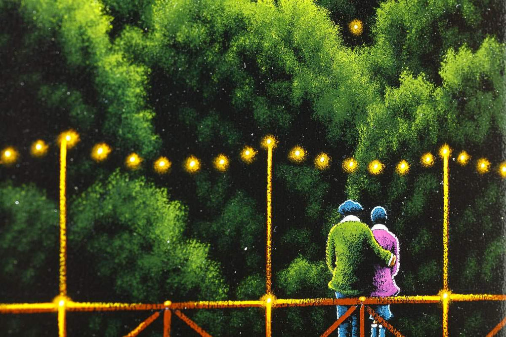 Love Amongst The Stars - Original SOLD by artist David Renshaw - Wyecliffe Galleries