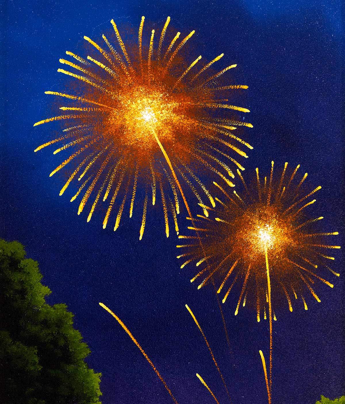 Love and Light - Original - SOLD by artist David Renshaw - Wyecliffe Galleries