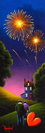 Love and Light - Original - SOLD by artist David Renshaw - Wyecliffe Galleries