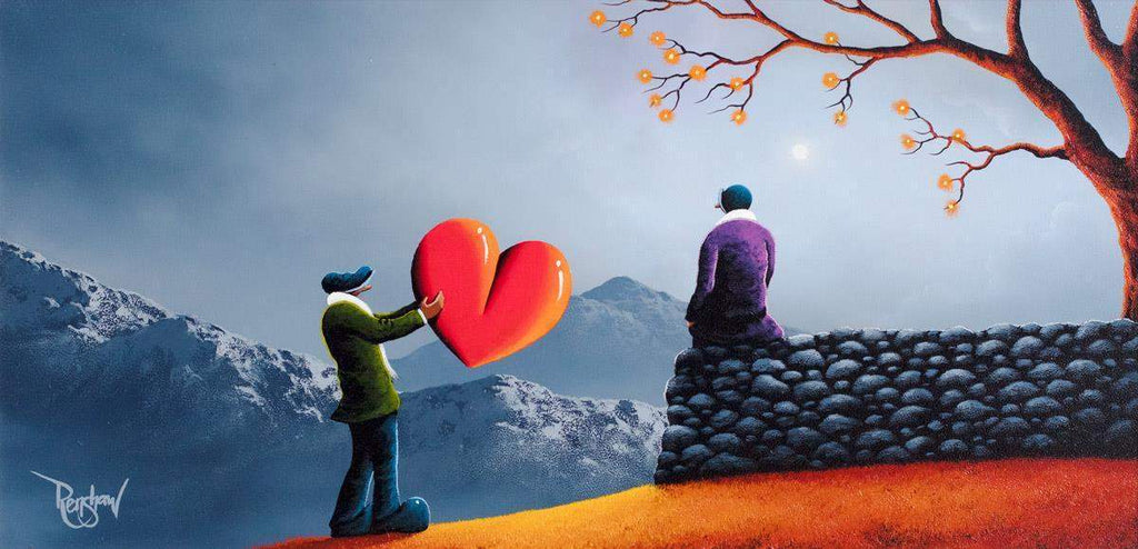 Love and Sharing - SOLD by artist David Renshaw - Wyecliffe Galleries