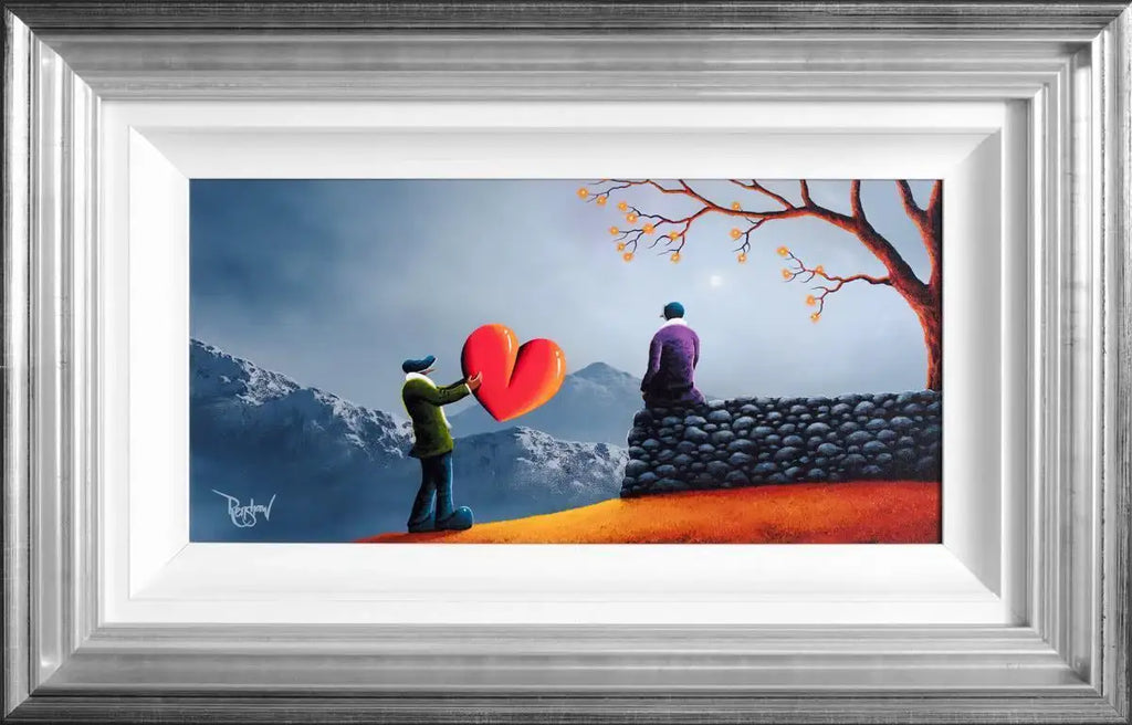 Love and Sharing - SOLD by artist David Renshaw - Wyecliffe Galleries