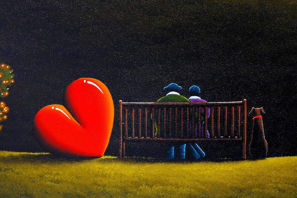 Love At Dusk - Original - SOLD by artist David Renshaw - Wyecliffe Galleries