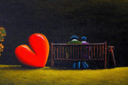 Love At Dusk - Original - SOLD by artist David Renshaw - Wyecliffe Galleries