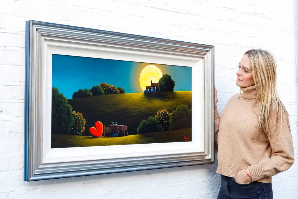 Love At Dusk - Original - SOLD by artist David Renshaw - Wyecliffe Galleries