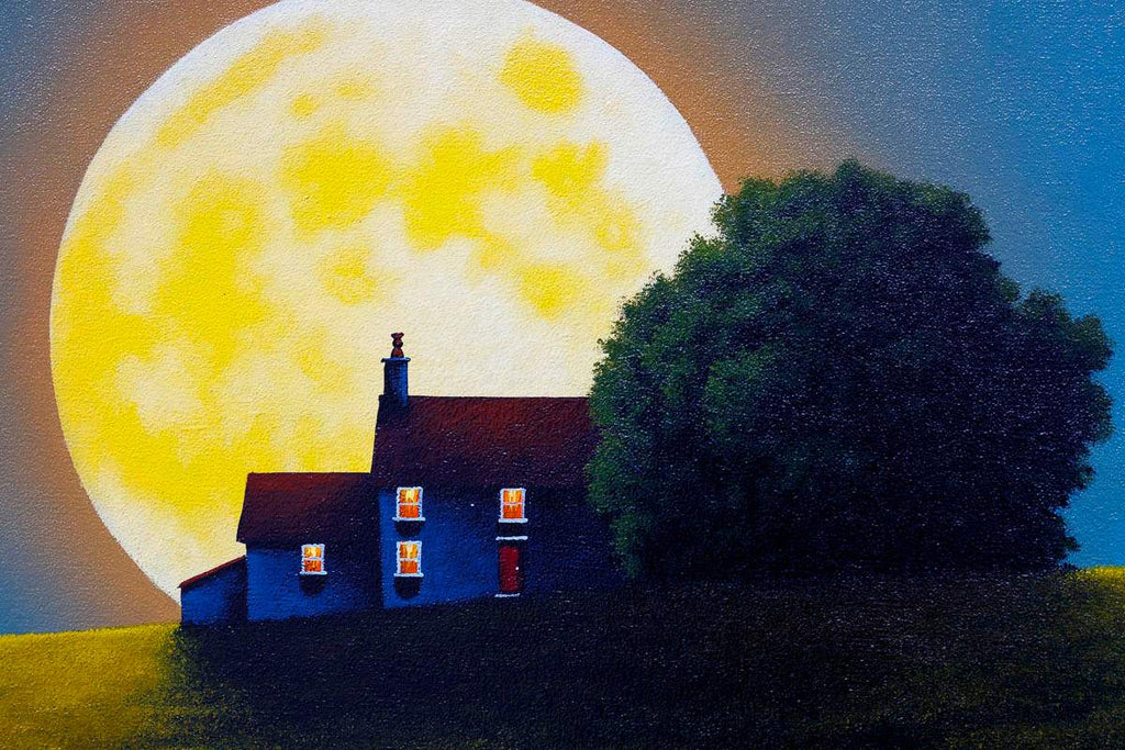 Love At Dusk - Original - SOLD by artist David Renshaw - Wyecliffe Galleries