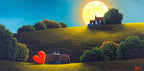 Love At Dusk - Original - SOLD by artist David Renshaw - Wyecliffe Galleries