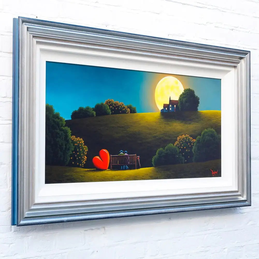 Love At Dusk - Original - SOLD by artist David Renshaw - Wyecliffe Galleries