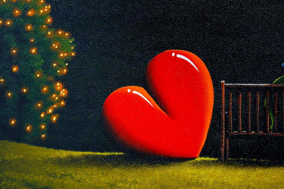 Love At Dusk - Original - SOLD by artist David Renshaw - Wyecliffe Galleries