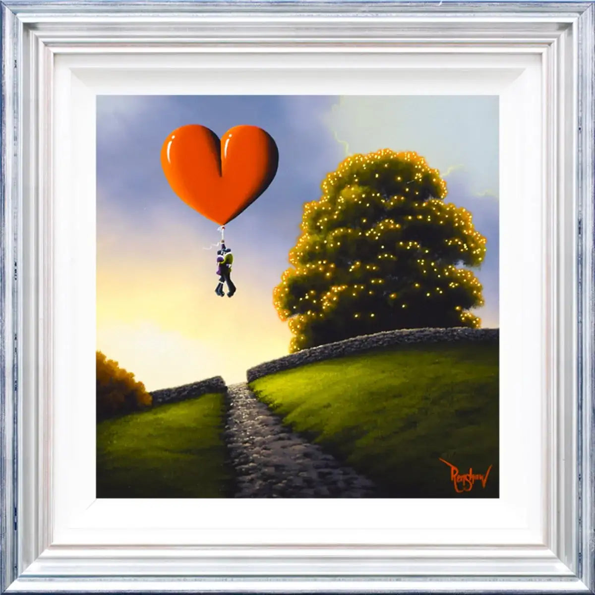 Love at First Flight - Original - SOLD by artist David Renshaw - Wyecliffe Galleries