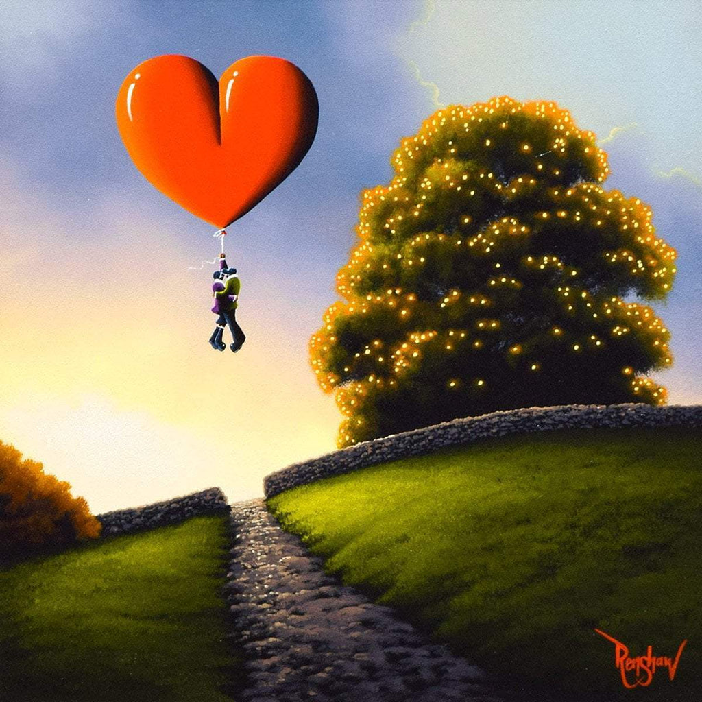 Love at First Flight - Original - SOLD by artist David Renshaw - Wyecliffe Galleries