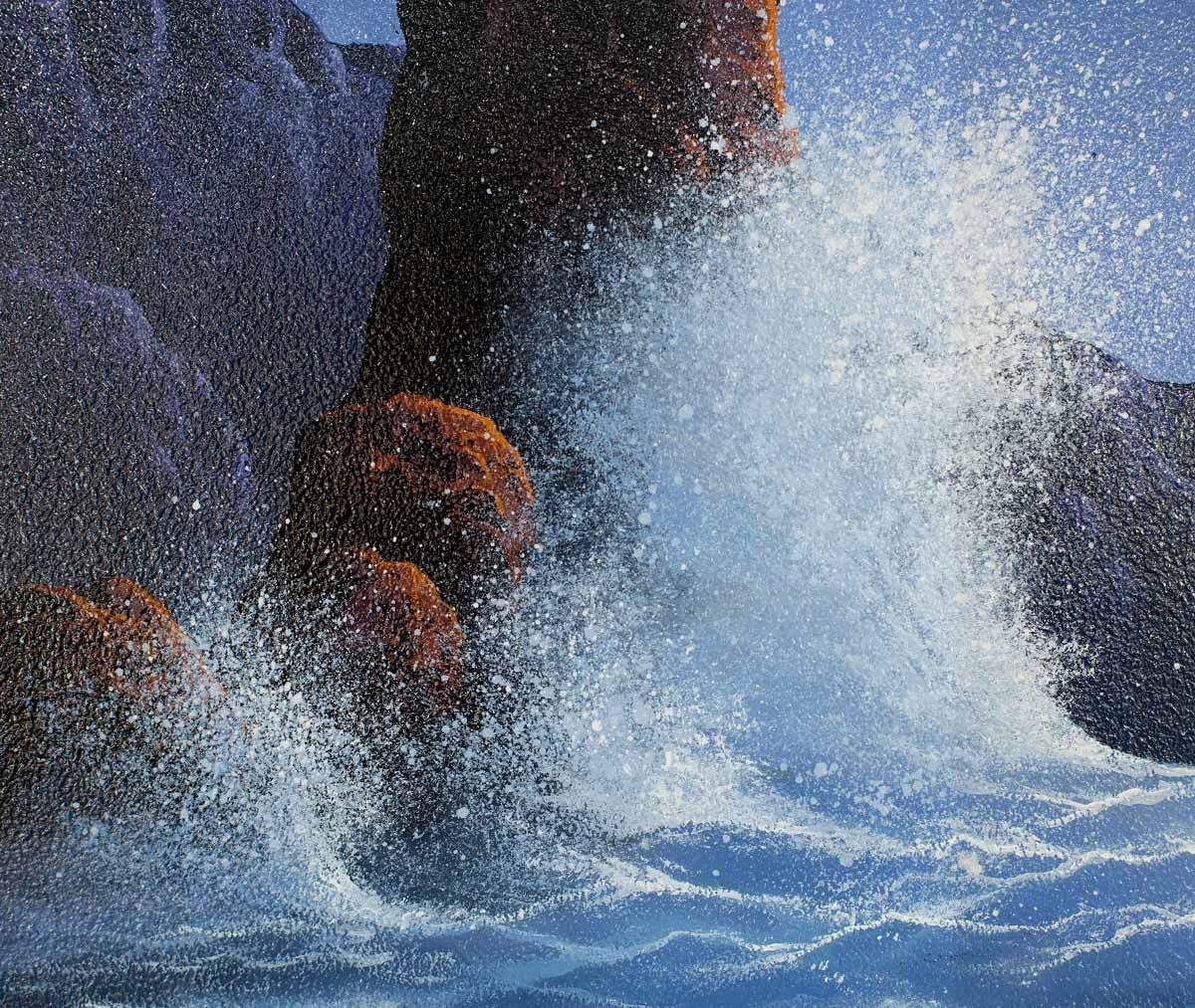 Love at the Lighthouse - SOLD by artist David Renshaw - Wyecliffe Galleries