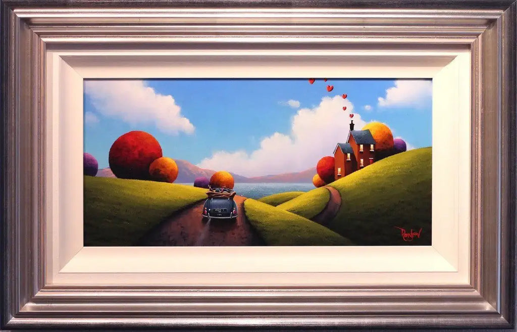 Love at the Waters Edge - SOLD by artist David Renshaw - Wyecliffe Galleries