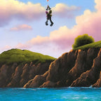 Love at Water's Edge - Original - SOLD by artist David Renshaw - Wyecliffe Galleries