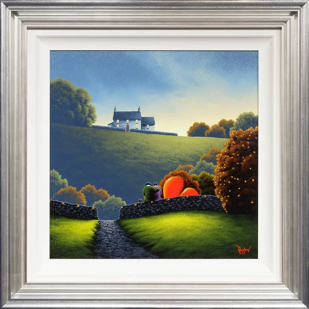 Love Begins at Home - Original - SOLD by artist David Renshaw - Wyecliffe Galleries