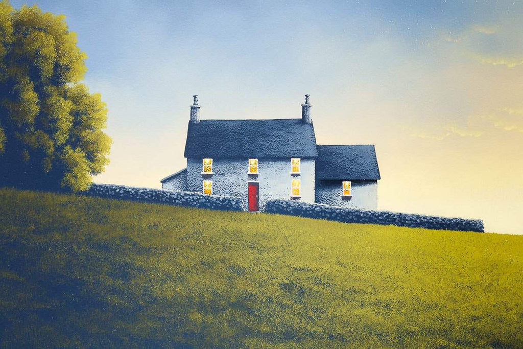 Love Begins at Home - Original - SOLD by artist David Renshaw - Wyecliffe Galleries