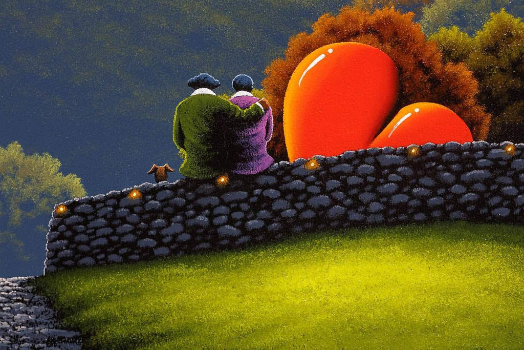 Love Begins at Home - Original - SOLD by artist David Renshaw - Wyecliffe Galleries