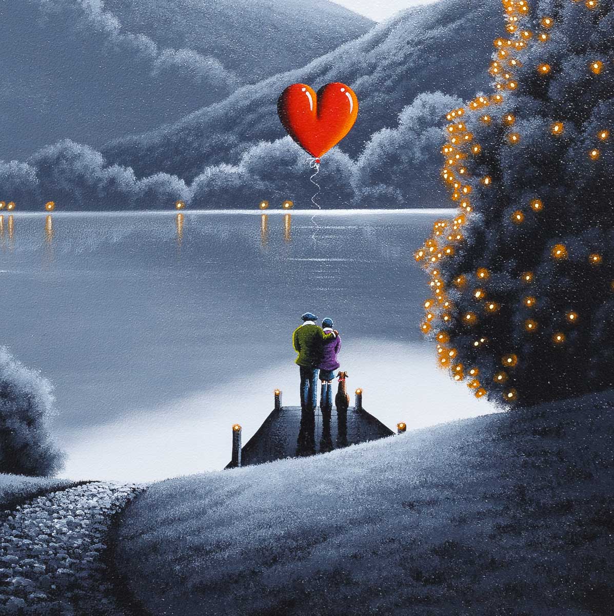 Love By The Lake - Original David Renshaw Original