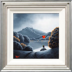 Love By The Lake - Original SOLD by artist David Renshaw - Wyecliffe Galleries