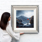 Love By The Lake - Original SOLD by artist David Renshaw - Wyecliffe Galleries