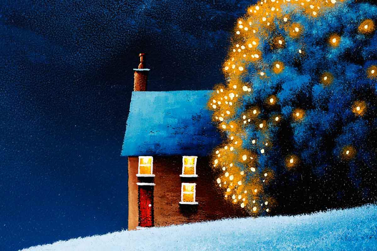 Love by the Mountains - SOLD by artist David Renshaw - Wyecliffe Galleries