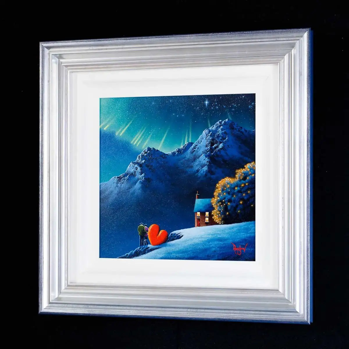 Love by the Mountains - SOLD by artist David Renshaw - Wyecliffe Galleries