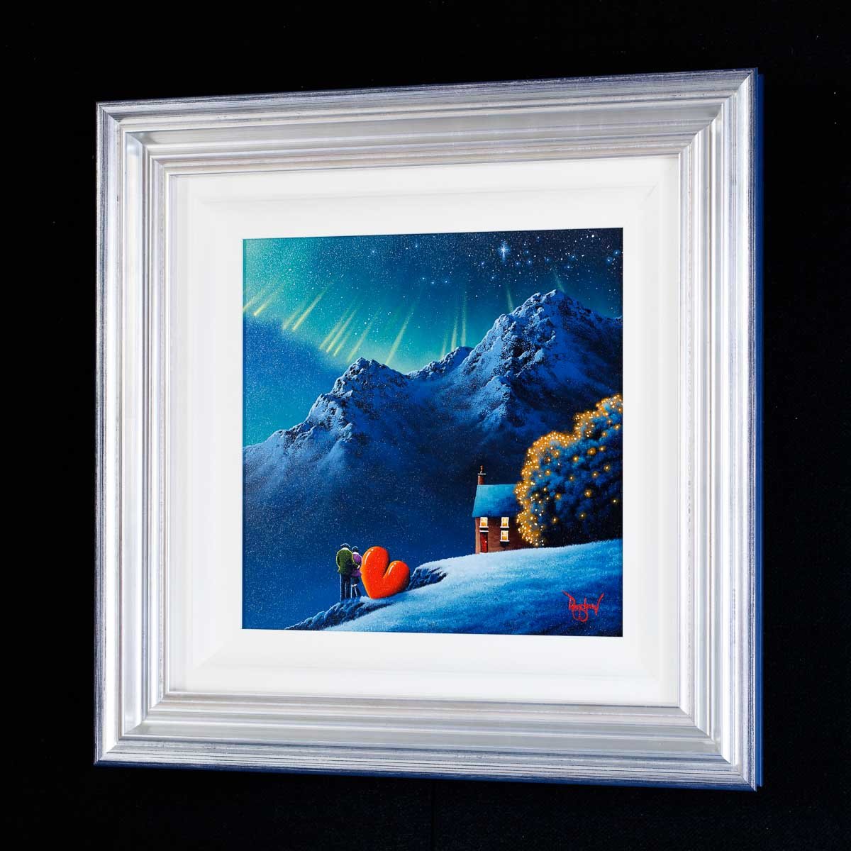 Love by the Mountains David Renshaw Framed