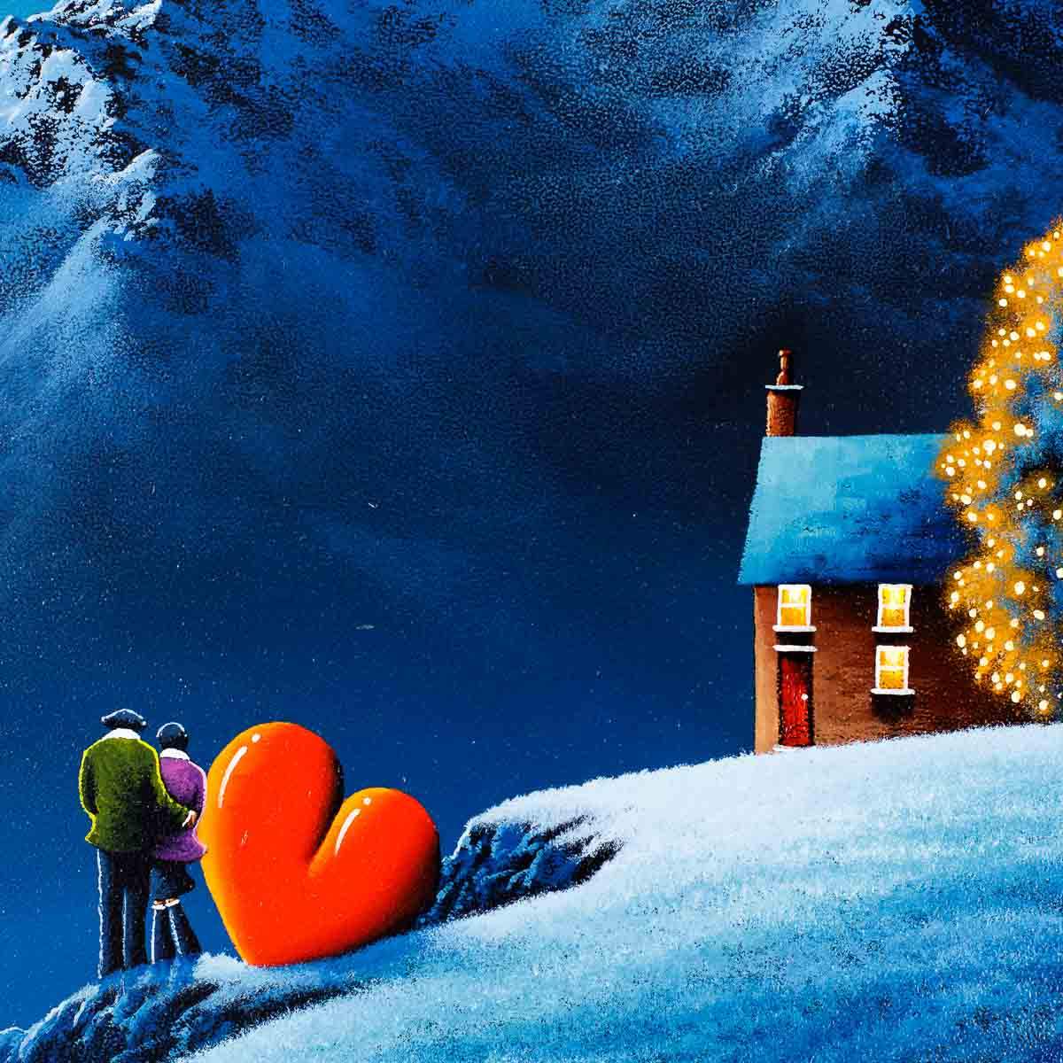 Love by the Mountains - SOLD by artist David Renshaw - Wyecliffe Galleries