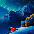 Love by the Mountains - SOLD by artist David Renshaw - Wyecliffe Galleries