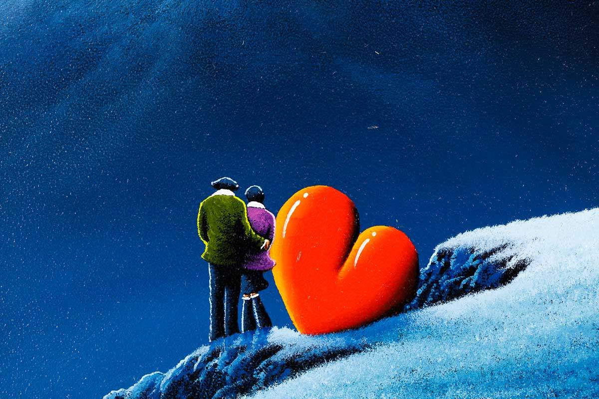 Love by the Mountains - SOLD by artist David Renshaw - Wyecliffe Galleries