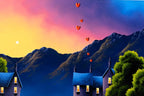 Love Connection - Original - SOLD by artist David Renshaw - Wyecliffe Galleries
