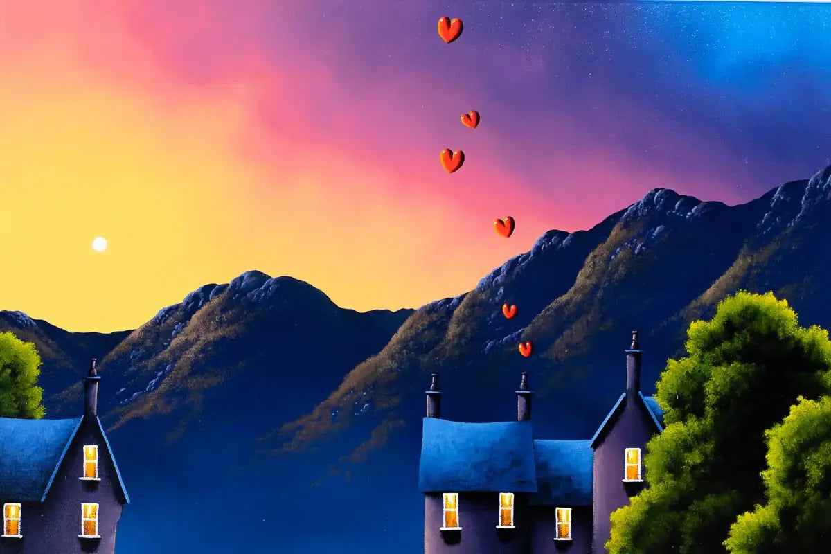 Love Connection - Original - SOLD by artist David Renshaw - Wyecliffe Galleries