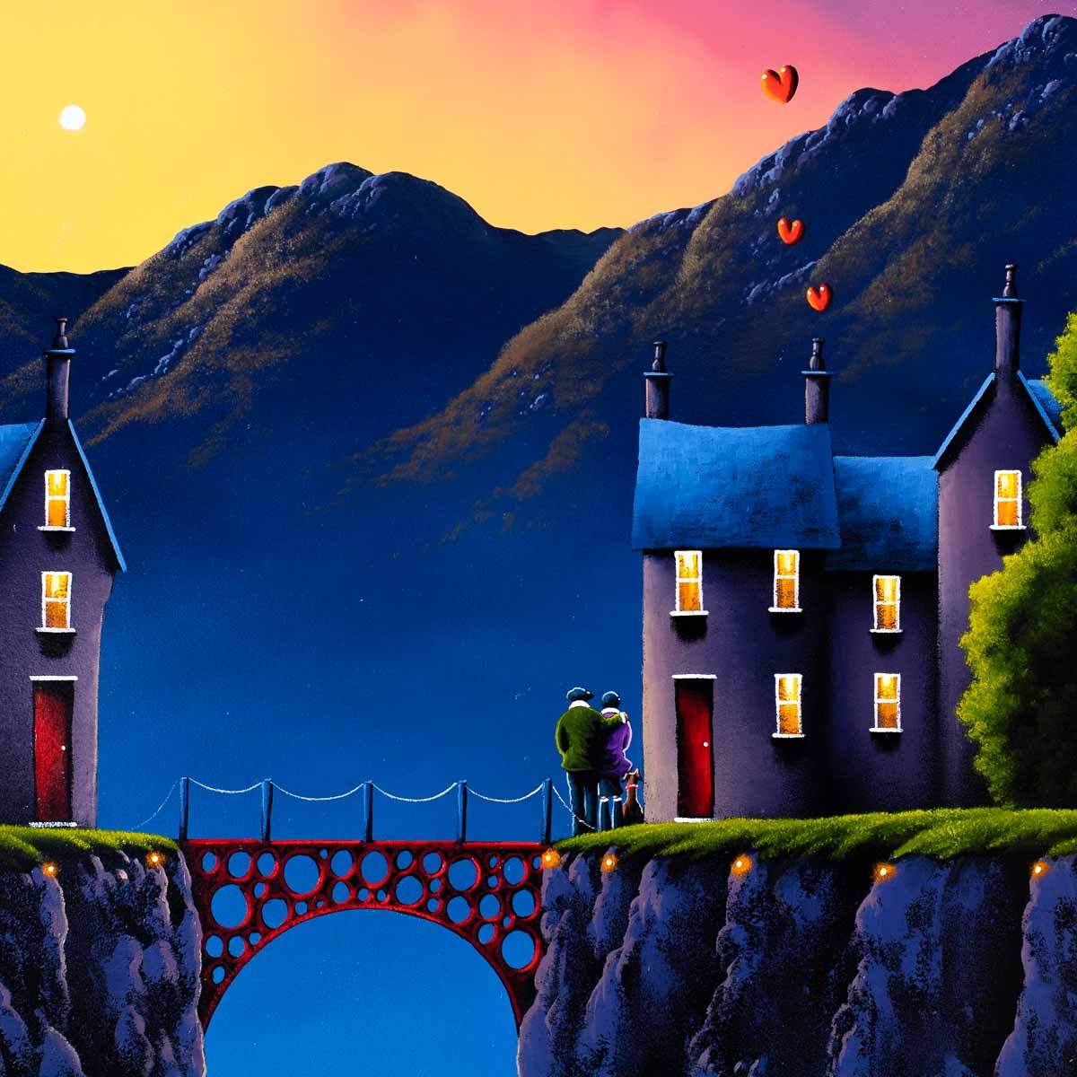 Love Connection - Original - SOLD by artist David Renshaw - Wyecliffe Galleries