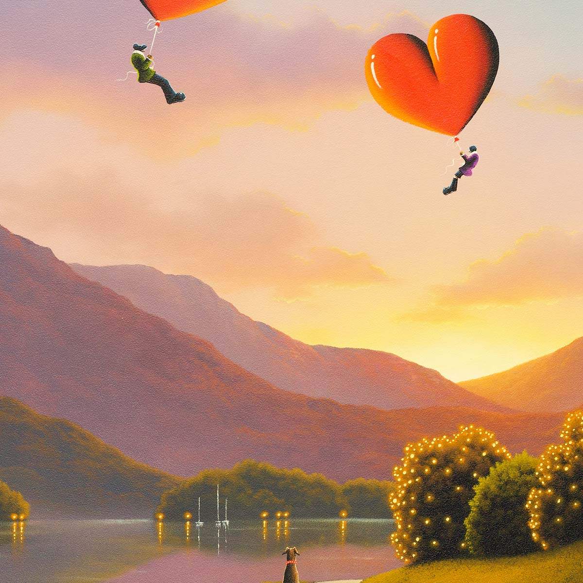 Love Conquers All - Original - SOLD by artist David Renshaw - Wyecliffe Galleries