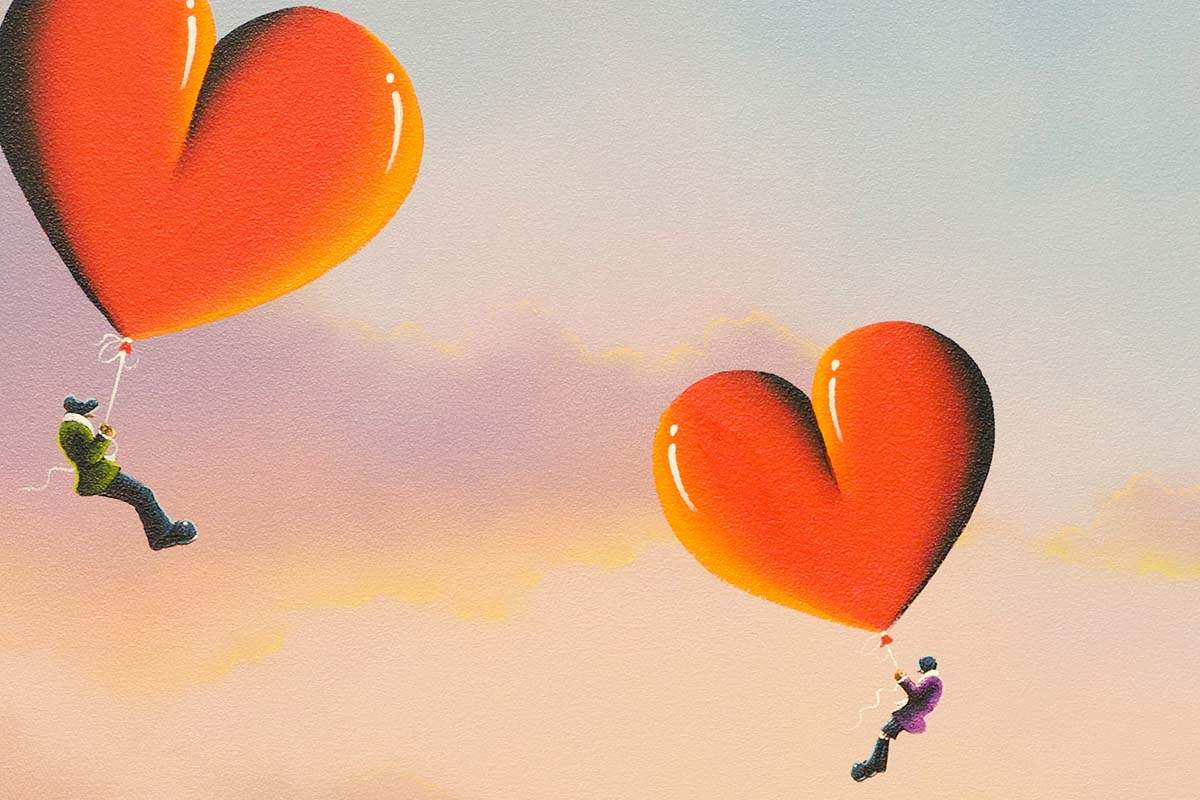 Love Conquers All - Original - SOLD by artist David Renshaw - Wyecliffe Galleries