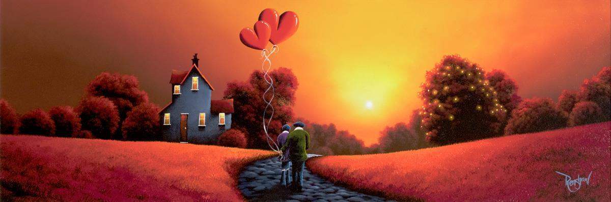 Love Entwined - Original - SOLD by artist David Renshaw - Wyecliffe Galleries