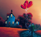 Love Entwined - Original - SOLD by artist David Renshaw - Wyecliffe Galleries