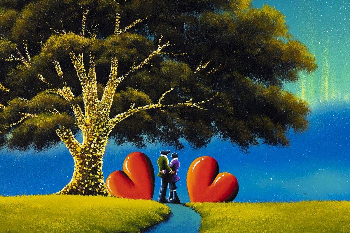 Love Illuminates - Original - SOLD by artist David Renshaw - Wyecliffe Galleries