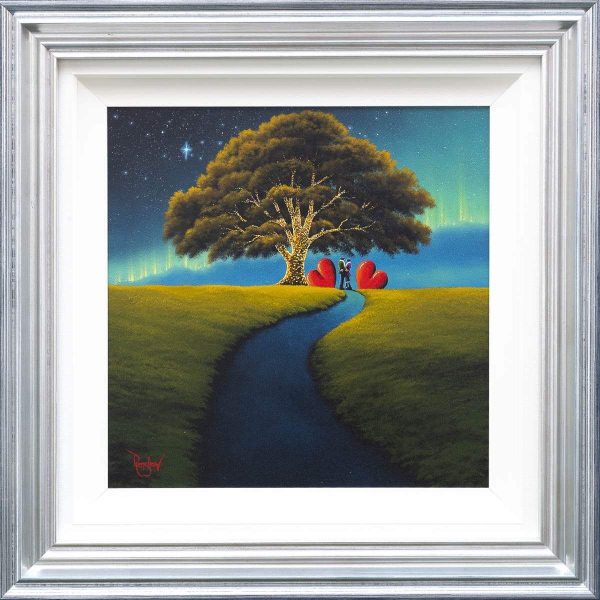 Love Illuminates - Original - SOLD by artist David Renshaw - Wyecliffe Galleries
