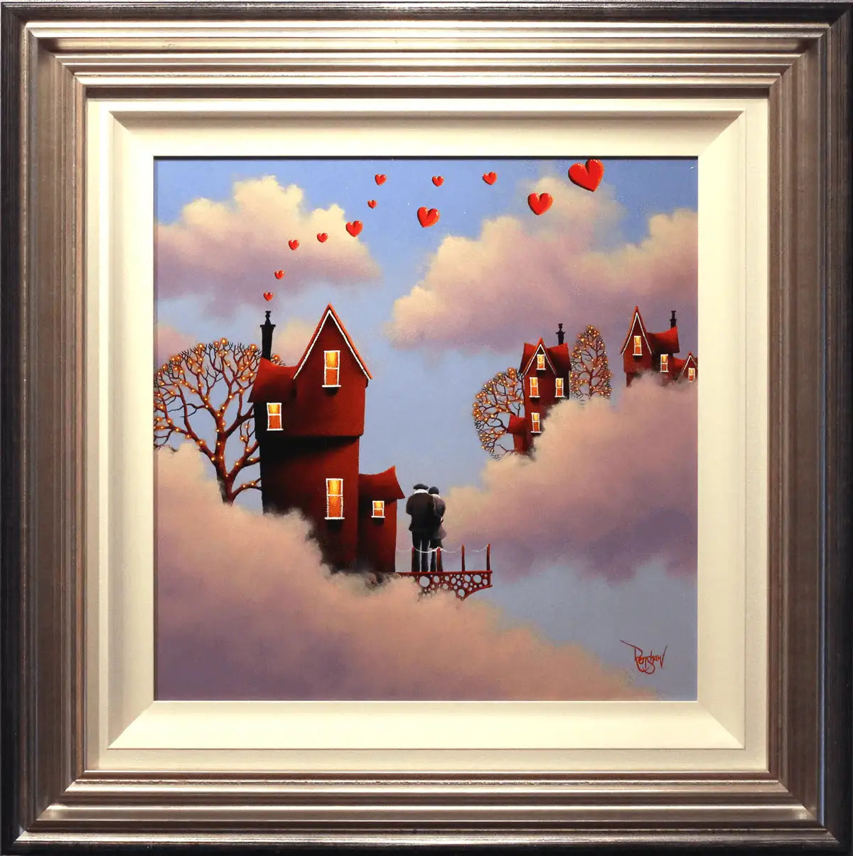 Love in the Clouds - SOLD by artist David Renshaw - Wyecliffe Galleries