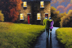 Love in the Hills - Original - SOLD by artist David Renshaw - Wyecliffe Galleries