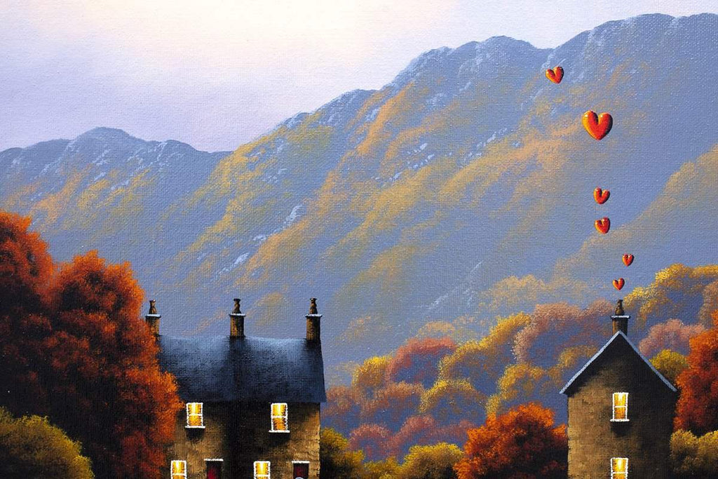 Love in the Hills - Original - SOLD by artist David Renshaw - Wyecliffe Galleries